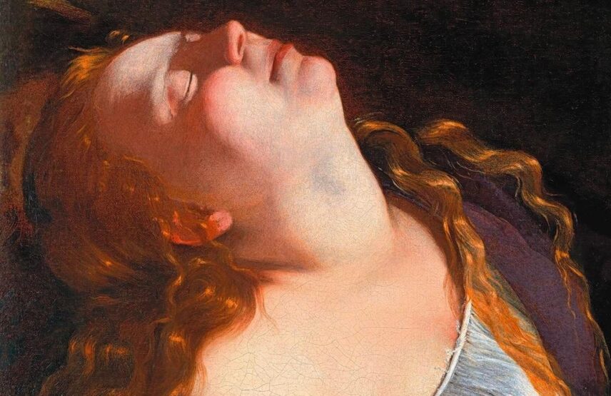 Détail de la couverture de l'ouvrage Artemisia Gentileschi, éditions Citadelles & Mazenod, 2025, 320 p., 149 €.