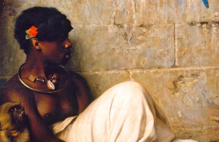 Jean-Léon Gérôme, À vendre, esclaves au Caire (détail), 1873. Roubaix, musée d’Art et d’Industrie André-Diligent – La Piscine.