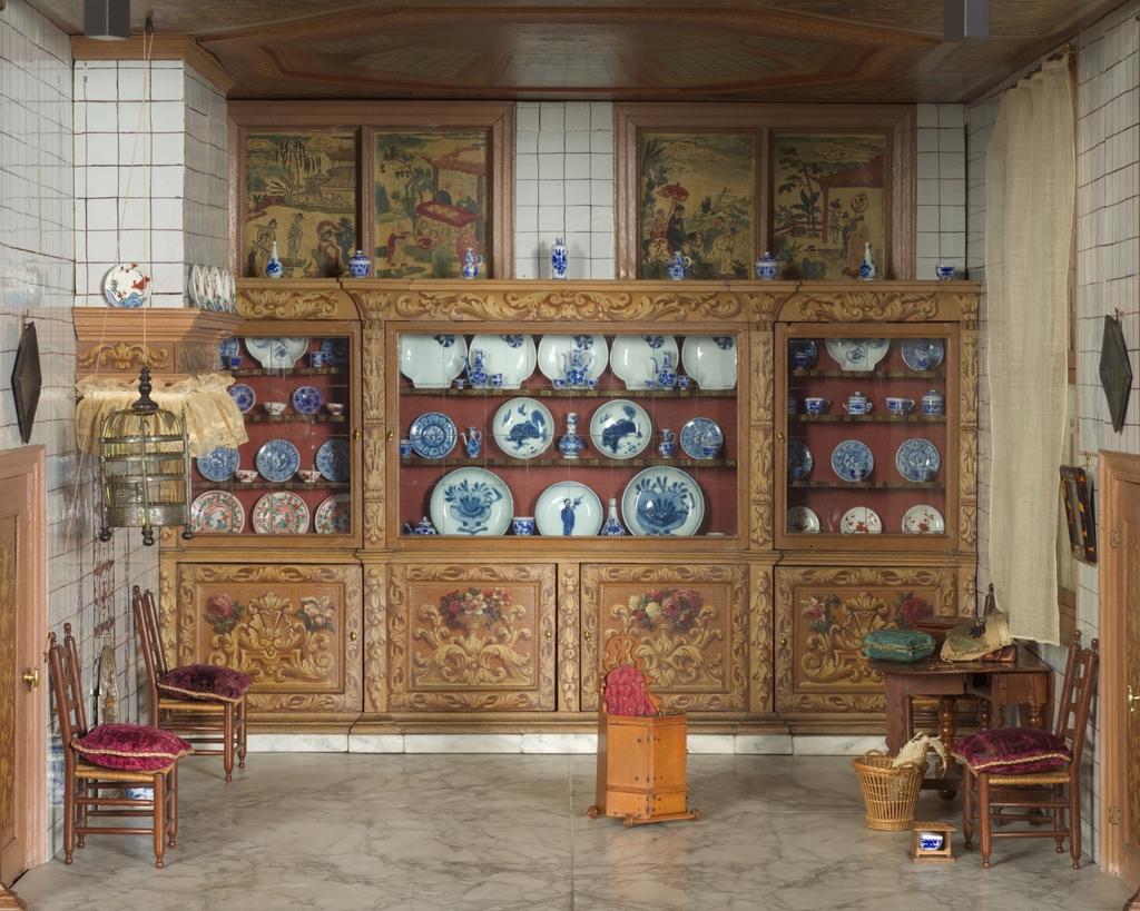 Cuisine d'apparat de la maison de poupées de Petronella Oortman. Amsterdam, Rijksmuseum.