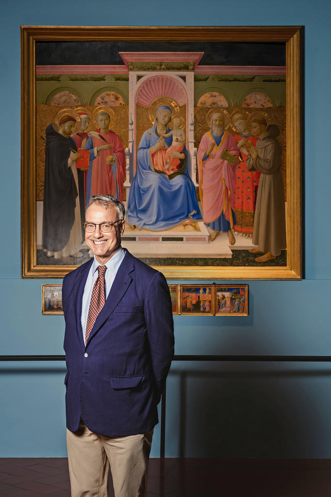 Carl Brandon Strehlke, commissaire principal de l'exposition.