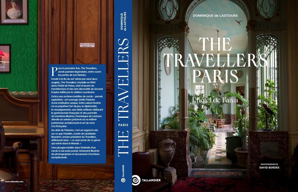Couverture de l'ouvrage de Dominique de Lastours, The Travellers Paris. L’hôtel de Païva (détail).