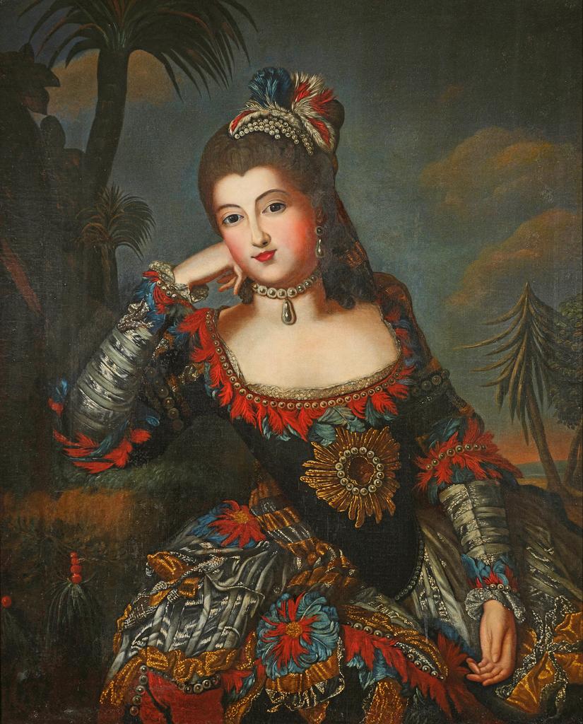 D’après Anton Raphael Mengs (1728-1779), Portrait de Marie Catherine de Brignole-Sale, non daté, XVIIIe siècle. Huile sur toile. Monaco, Nouveau musée national de Monaco.