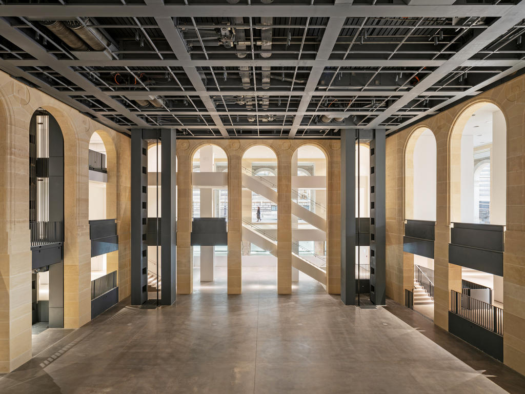L'un des nouveaux espaces de la Fondation Cartier imaginé par l'architecte par Jean Nouvel. 