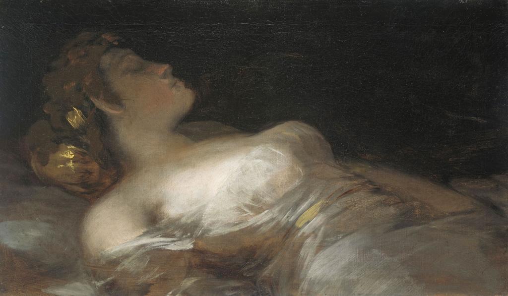 Francisco José de Goya y Lucientes (1746-1828), Le Sommeil, 1790. Huile sur toile, 46,5 x 76 cm. Dublin, galerie nationale d’Irlande. 