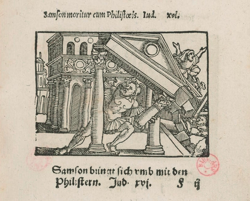Hans Sebald Beham, Biblicae Historia, Francfort-sur-le-Main, 1537. Imprimé, In-4°. Paris, Bibliothèque nationale de France, Arsenal. 
