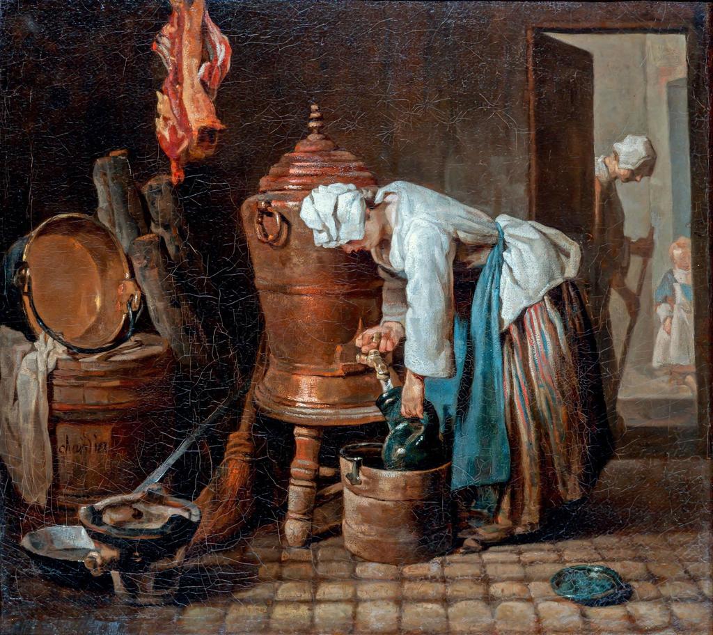 Jean Siméon Chardin (1699-1779), La Fontaine, vers 1733. Collection particulière. 