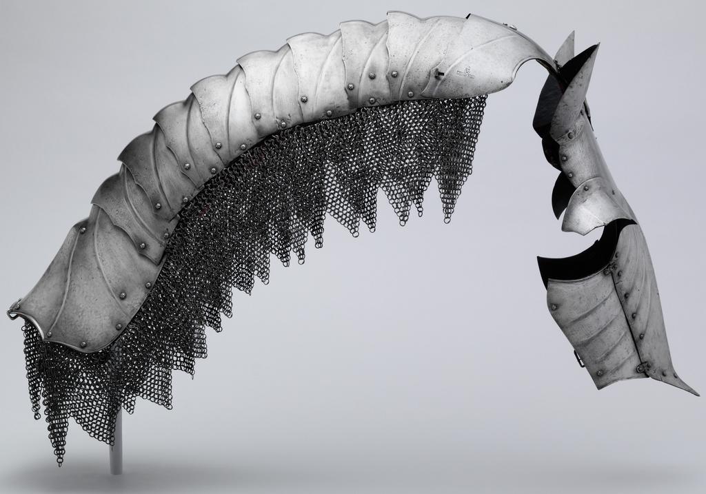 Attribués à Romain des Ursins (actif vers 1493-1495), chanfrein et crinière, vers 1480-1495. New York, The Metropolitan Museum of Art.