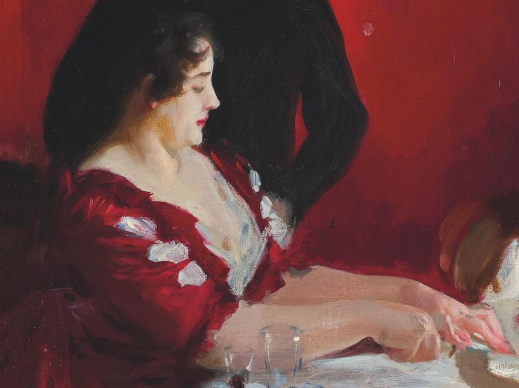 John S. Sargent, Fête familiale,dit aussi La Fête d’anniversaire (détail), vers 1885 (?). Huile sur toile, 61 x 73,7 cm. Minneapolis, Minneapolis Institute of Art, fondsEthel Morrison Van Derlip et fonds John R. Van Derlip.