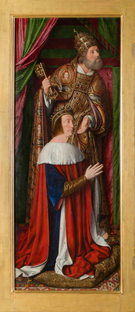 Triptyque de Moulins, volet gauche.