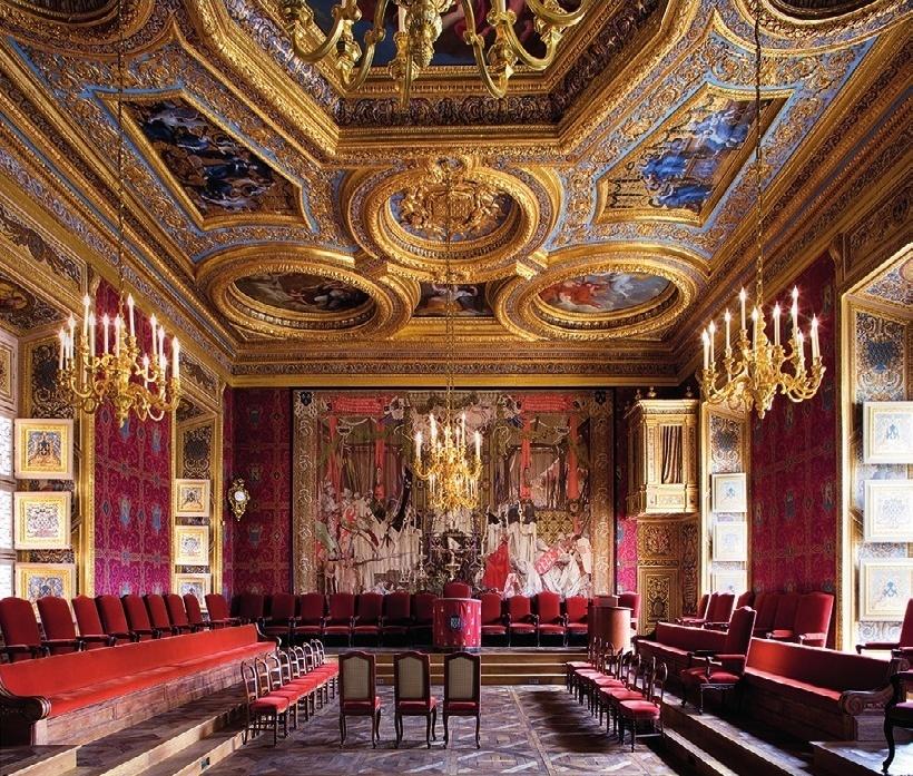 Vue intérieure du Parlement de Bretagne.
